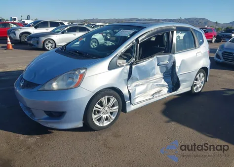 2009 Honda Fit Sport из США, поврежденный, VIN JHMGE88459S042315